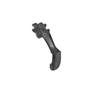 LEGO USED BIONICLE REPLACEMENT PART  20252 CLAW 4M W. GRIP GREY TITAN METAL.