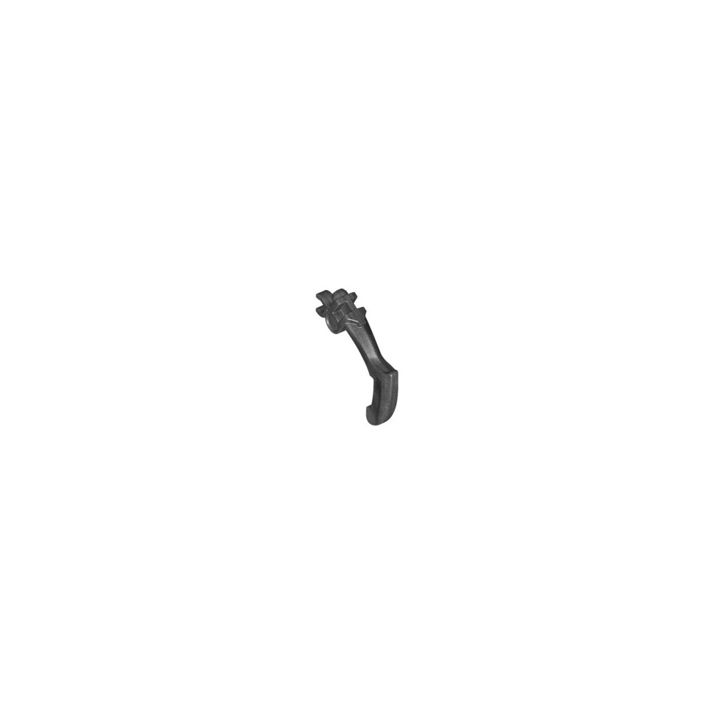 LEGO USED BIONICLE REPLACEMENT PART  20252 CLAW 4M W. GRIP GREY TITAN METAL.