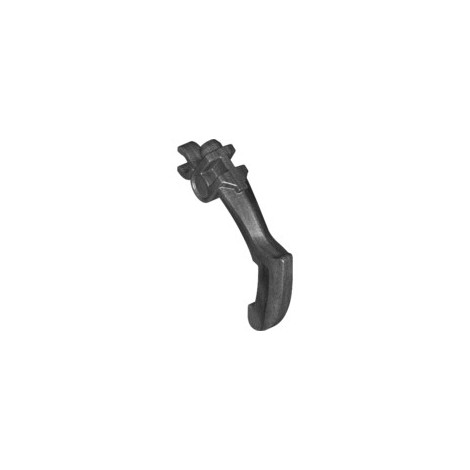 LEGO USED BIONICLE REPLACEMENT PART  20252 CLAW 4M W. GRIP GREY TITAN METAL.
