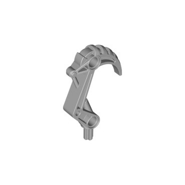 LEGO USED BIONICLE REPLACEMENT PART  32551 VOODOO HOOK MED. ST. GREY