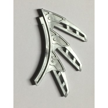 LEGO USED BIONICLE REPLACEMENT PART  44143 CREST SILVER