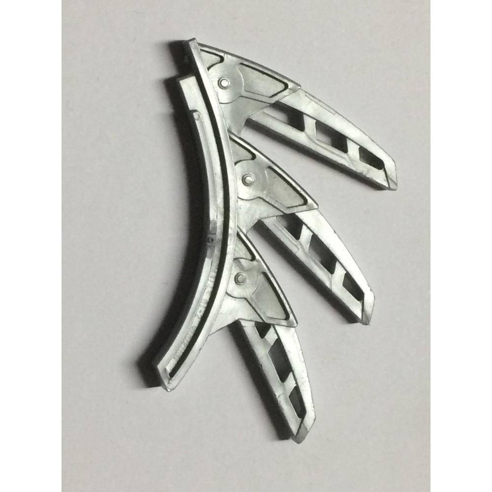 LEGO USED BIONICLE REPLACEMENT PART  44143 CREST SILVER