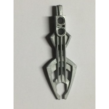 LEGO USED BIONICLE REPLACEMENT PART 44817 GUURAHK TOOL SILVER