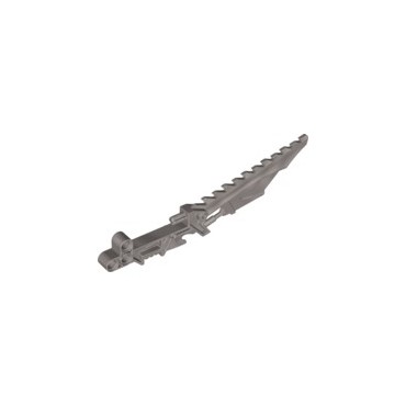 LEGO USED BIONICLE REPLACEMENT PART 47335  SWORD  SILVER