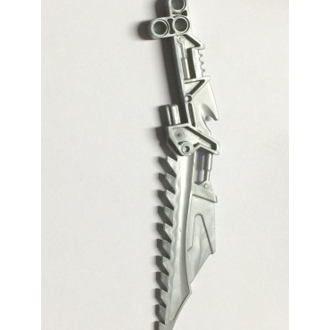 LEGO USED BIONICLE REPLACEMENT PART 47335  SWORD  SILVER