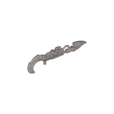 LEGO USED BIONICLE REPLACEMENT PART 53571 WEAPON SILVER
