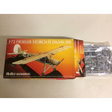 modellino in plastica HELLER HUMBOROL 80227 FIESELER STORCH FI I56/ MS scala 1: 72 nuovo in scatola  aperta e danneggiata