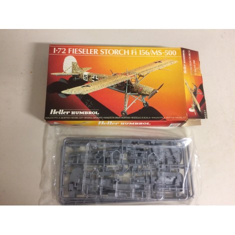 modellino in plastica HELLER HUMBOROL 80227 FIESELER STORCH FI I56/ MS scala 1: 72 nuovo in scatola  aperta e danneggiata