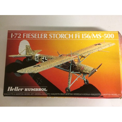 modellino in plastica HELLER HUMBOROL 80227 FIESELER STORCH FI I56/ MS scala 1: 72 nuovo in scatola  aperta e danneggiata