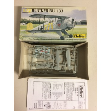 plastic model kit scale 1 : 72 HELLER 80228 BUCKER BU 133 new in open box