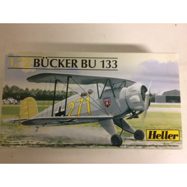 plastic model kit scale 1 : 72 HELLER 80228 BUCKER BU 133 new in open box