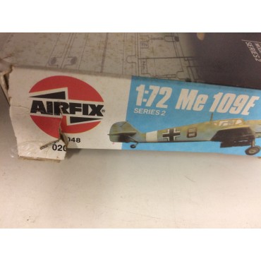 modellino in plastica AIRFIX 02048 MESSERSCHMITT ME BF 109E scala 1: 72 nuovo in scatola  aperta e danneggiata