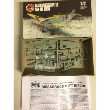 plastic model kit scale 1 : 72 AIRFIX 02048 MESSERSCHMITT ME BF 109E  new in open box