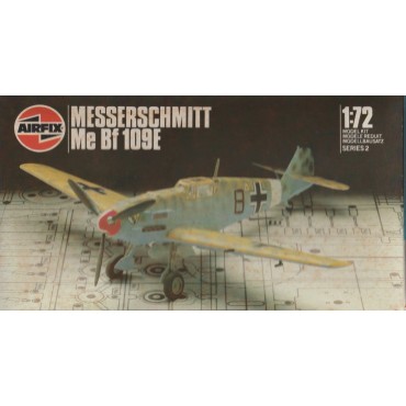 modellino in plastica AIRFIX 02048 MESSERSCHMITT ME BF 109E scala 1: 72 nuovo in scatola  aperta e danneggiata