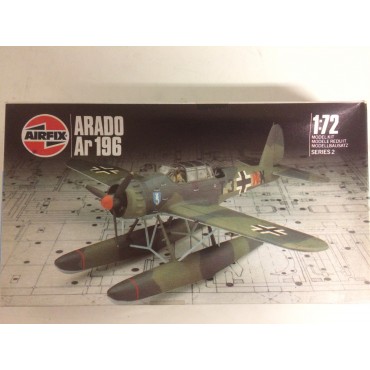 modellino in plastica AIRFIX 9 02019 ARADO AR 196 scala 1: 72 nuovo in scatola  aperta e danneggiata