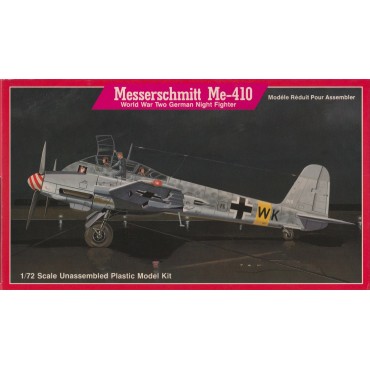 modellino in plastica LINDBERG 473 MESSERSCHMITT ME 410   scala 1: 72 nuovo in scatola  aperta e danneggiata