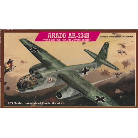 plastic model kit scale 1 : 72   LINDBERG 472 ARADO AR 234 B new in open box