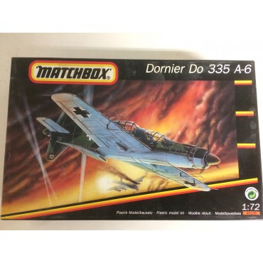 modellino in plastica MATCHBOX 40135 DORNIER DO 335 A-6  scala 1: 72 nuovo in scatola  aperta e danneggiata