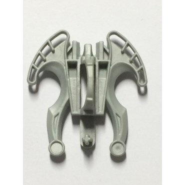 LEGO USED BIONICLE REPLACEMENT PART 57556  LAUNCH / CLAW W/ CROSS A. SILVER