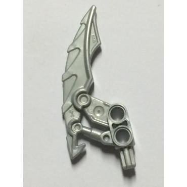 LEGO USED BIONICLE REPLACEMENT PART 57563 WEAPON 1 2007 SILVER