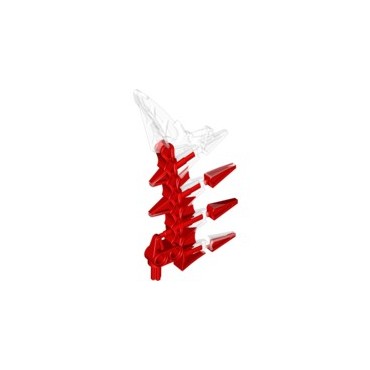 LEGO USED BIONICLE REPLACEMENT PART 61807  WEAPON 13.08 MULTICOLOR RED / WHITE