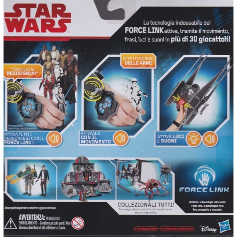 STAR WARS FORCE LINK STARTER SET WITH KYLO REN ACTION FIGURE  3.75 " - 9 cm  hasbro C 1364