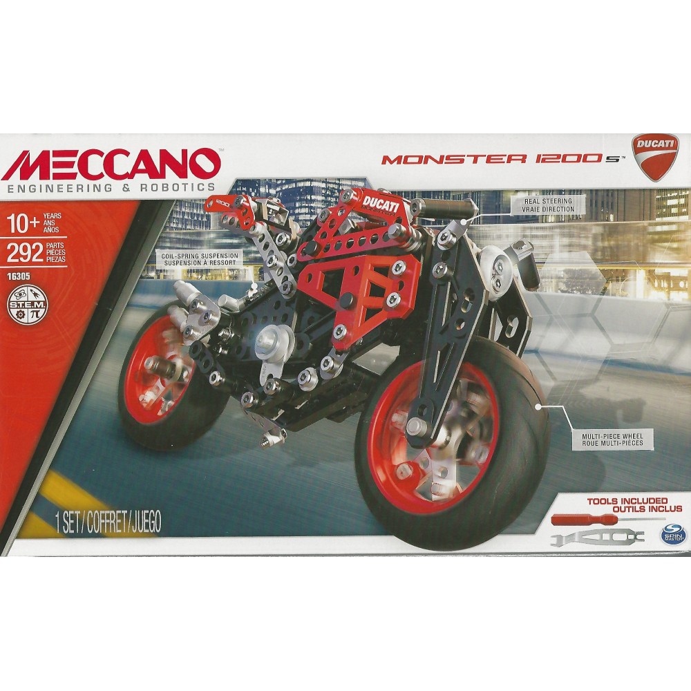 MECCANO 16305 MOTO DUCATI MONSTER 1200