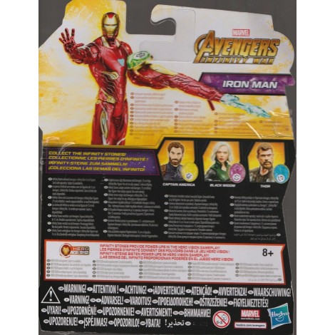 MARVEL AVENGERS INFINITY WAR ACTION FIGURE 6" - 15 cm IRON MAN Hasbro E 1406