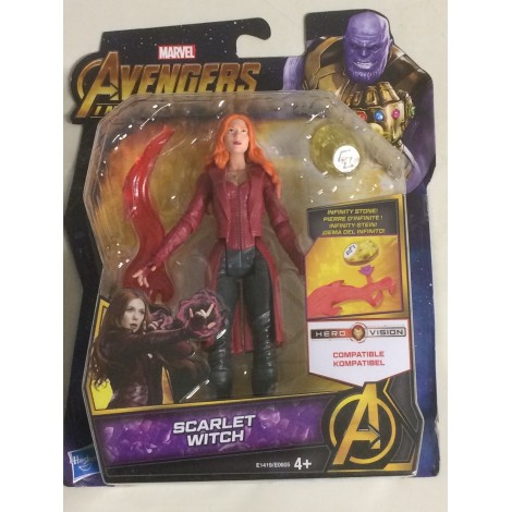 MARVEL AVENGERS INFINITY WAR ACTION FIGURE 6" - 15 cm SCARLET WITCH  Hasbro E 1419