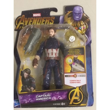 MARVEL AVENGERS INFINITY WAR ACTION FIGURE 6" - 15 cm CAPTAIN AMERICA  Hasbro E 1407