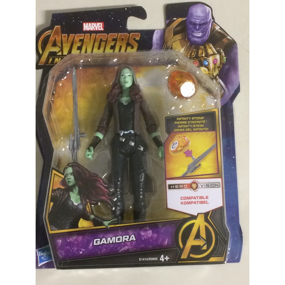 MARVEL AVENGERS INFINITY WAR ACTION FIGURE 6" - 15 cm GAMORA Hasbro E 1414