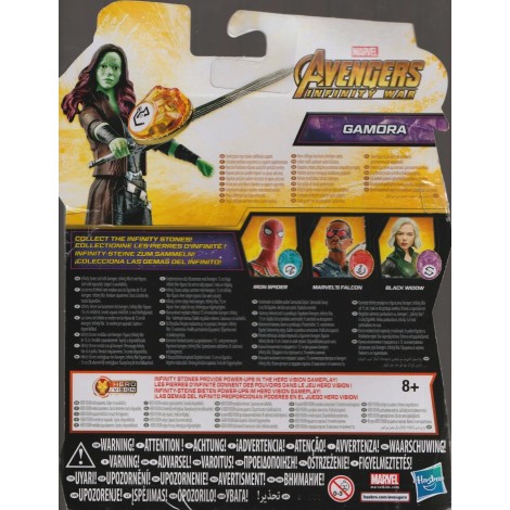 MARVEL AVENGERS INFINITY WAR ACTION FIGURE 6" - 15 cm GAMORA Hasbro E 1414