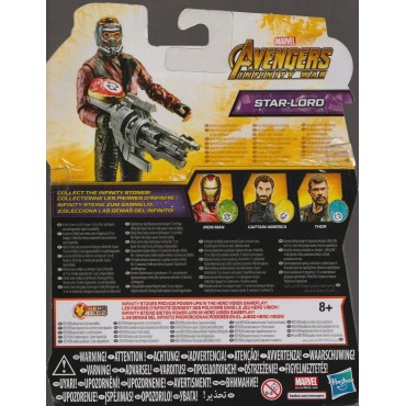 MARVEL AVENGERS INFINITY WAR ACTION FIGURE 6" - 15 cm STAR LORD Hasbro E 1413