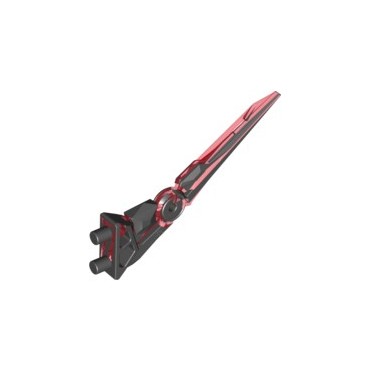 LEGO USED BIONICLE REPLACEMENT PART 92235 ( 73914 ) DESIGN POINT W. D. STICK 3.2  MULTICOLOR RED - BLACK