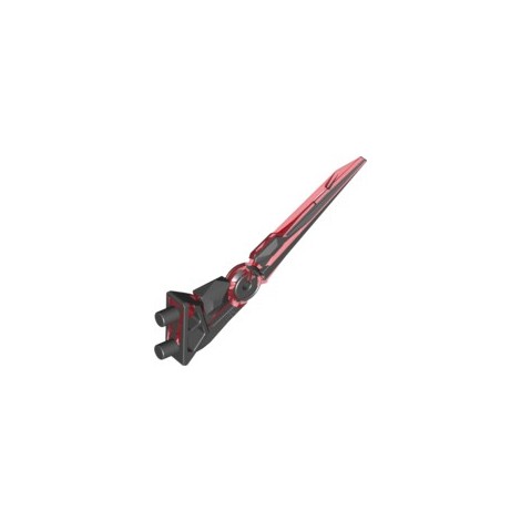 LEGO USED BIONICLE REPLACEMENT PART 92235 ( 73914 ) DESIGN POINT W. D. STICK 3.2  MULTICOLOR RED - BLACK