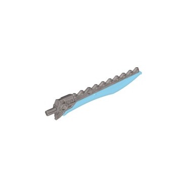 LEGO USED BIONICLE REPLACEMENT PART 98568  SWORD-SIMULTAN-SIZE MULTICOLOR SILVER - BLUE