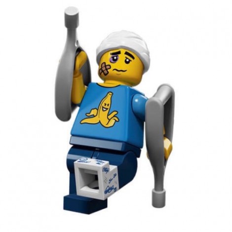 LEGO MINIFIGURES 71011 04 CLUMSY GUY SERIE 15