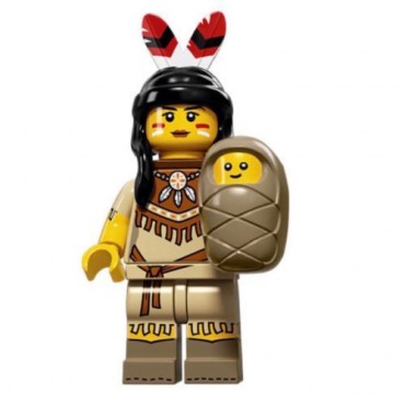 LEGO MINIFIGURES 71011 LEGO MINIFIGURES 71011 05 TRIBAL WOMAN SERIE 15 SERIE 15