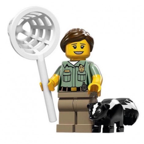 LEGO MINIFIGURES 71011 08 ANIMAL CONTROL OFFICER SERIE 15