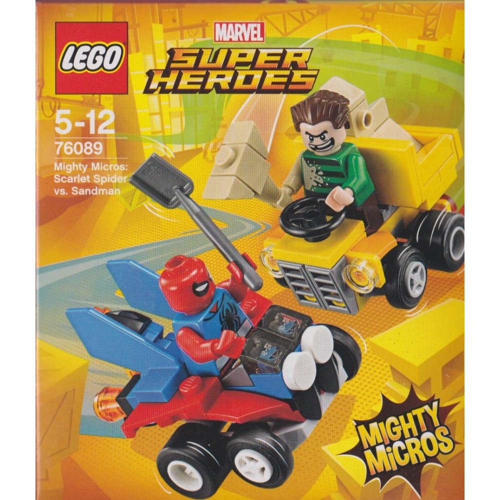 LEGO SUPER HEROES 76089 SCARLET SPIDERMAN VS SANDMAN