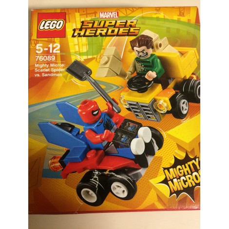 LEGO SUPER HEROES 76089 SCARLET SPIDERMAN VS SANDMAN