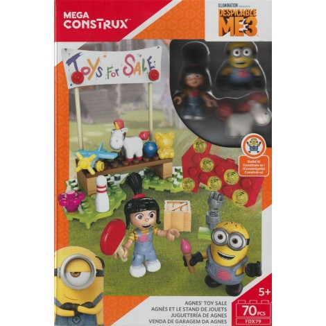 MEGA CONSTRUX DESPICABLE ME 3 / MINIONS FDX 79 AGNES TOY SALE