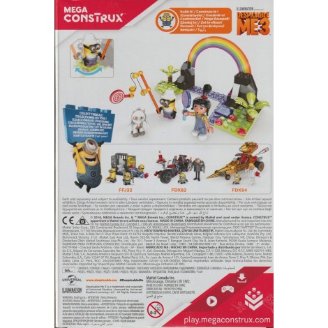 MEGA CONSTRUX DESPICABLE ME 3 / MINIONS FDX 80 AGNES UNICORN EXPEDITION