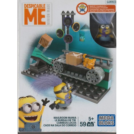 MEGA bloks DESPICABLE ME / MINIONS dky 85 MAILROOM MANIA