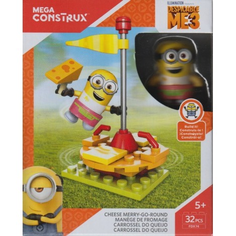 MEGA CONSTRUX DESPICABLE ME 3 / MINIONS FDX 74 CHEESE MERRY GO ROUND