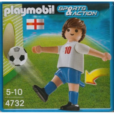 PLAYMOBIL 4732 GIOCATORE DI CALCIO - INGHILTERRA