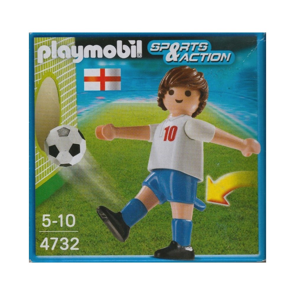 PLAYMOBIL 4732 GIOCATORE DI CALCIO - INGHILTERRA