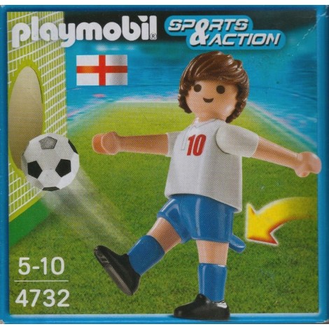 PLAYMOBIL 4732 GIOCATORE DI CALCIO - INGHILTERRA