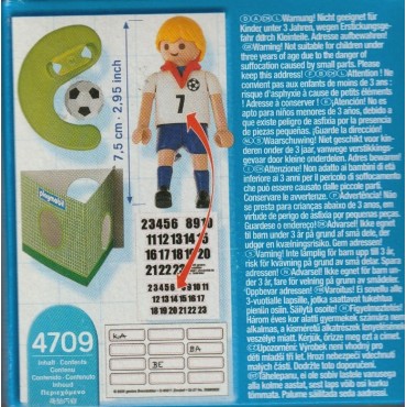 PLAYMOBIL 4732 GIOCATORE DI CALCIO - INGHILTERRA