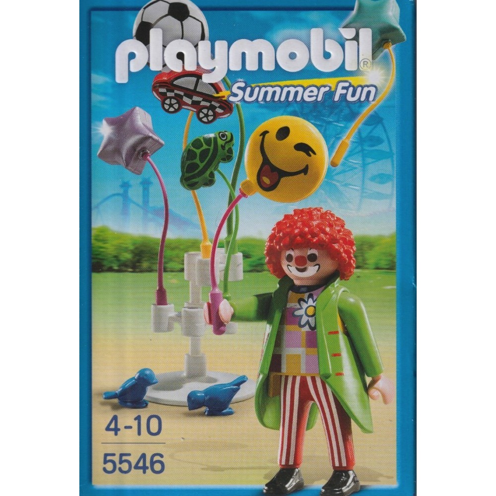 PLAYMOBIL SUMMER FUN 5546 CLOWN WITH BALLOONS